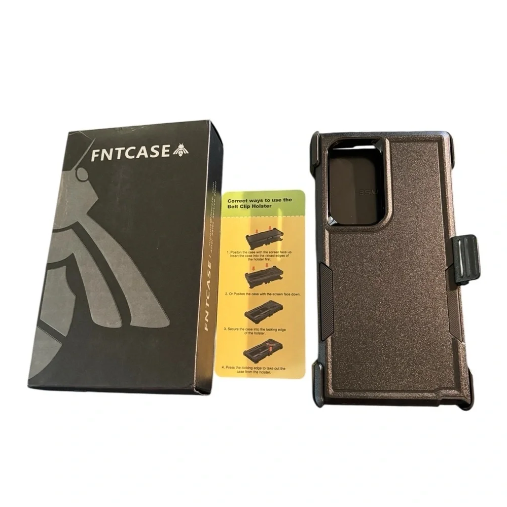 FTNCASE Black Belt Hip Holster Phone Case Sampson Galaxy Heavy Duty Protection